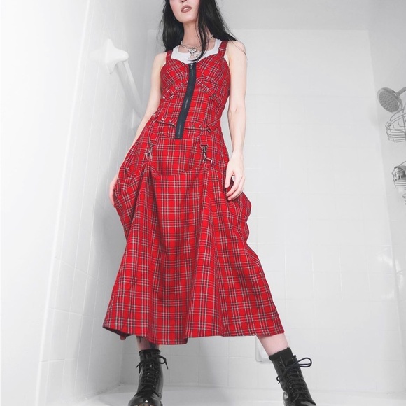 90s y2k LIP SERVICE bondage gown - Picture 4 of 9